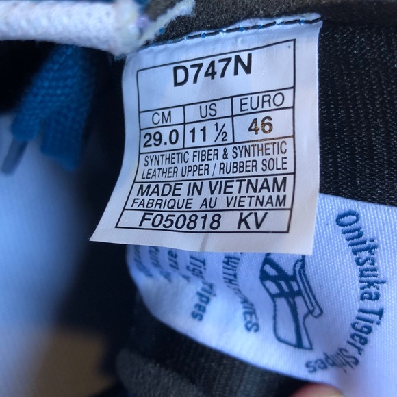 Onitsuka Tiger Corsair deep sapphire sz8 euro 41.5 D747N - Picture 11 of 16